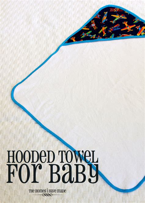 Hooded Towel Pattern With Bath Towels / 1 Towel Bathrobes - Easy Sewing Project - Patterns ...