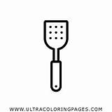 Spatula Coloring Page  Ultra Pages sketch template