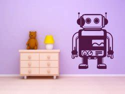 Robot - Kid's Room Wall Decoration | Wall Stickers Store - UK shop with wall stickers, wall ...