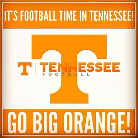 Football Time in Tennessee!! | Tennessee volunteers football, Tennessee ...