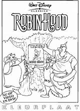 Robin Hood Disney Coloring Pages Kids Ausmalbilder Kleurplaten Fun  sketch template