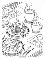 80  Pancake Coloring Pages For Kids & Adults Free Printable PDFs sketch template