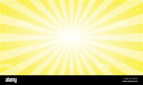 Abstract Yellow Sun rays vector background. Summer sunny 4K design. Vector Stock Vector Image ...