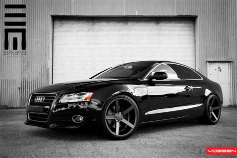 What Classy Looks Like: Black Audi S5 on Dark Smoke Rims — CARiD.com ...