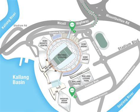 Sports Hub Directions & Map | Singapore Sports Hub | Sports Entertainment Lifestyle