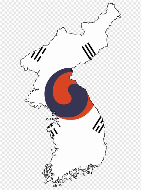 Flag of South Korea Korean Empire Map Korean literature, japan, white, flag, hand png | PNGWing