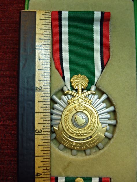 1991 OPERATION DESERT STORM - LIBERATION OF KUWAIT -PAIR OF MEDALS IN ...