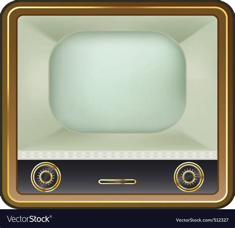 Retro tv Royalty Free Vector Image - VectorStock