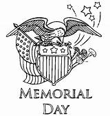 Memorial Day Coloring Page sketch template