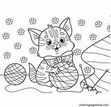 Yarn Coloring Page  AusmalbilderFurKinderde sketch template