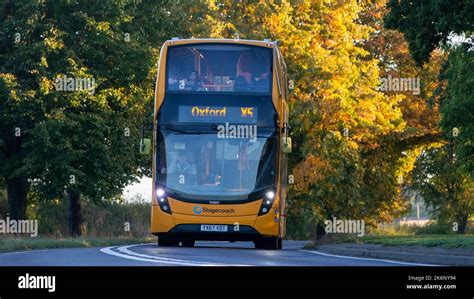 Yellow stagecoach bus hi-res stock photography and images - Alamy