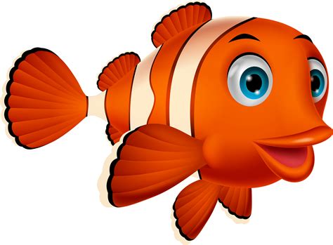 Download Clownfish Clipart Underwater - Clown Fish Cartoons | Transparent PNG Download | SeekPNG