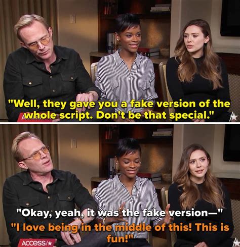 23 Elizabeth Olsen And Paul Bettany Behind-The-Scenes Moments That ...