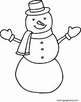 Snowman Coloring Pages Printable For Free Download sketch template