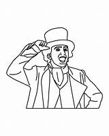 Wonka Coloring Page sketch template