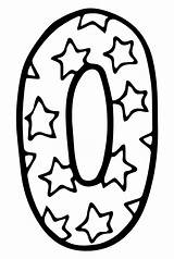 Number 0 Coloring Pages Printable sketch template