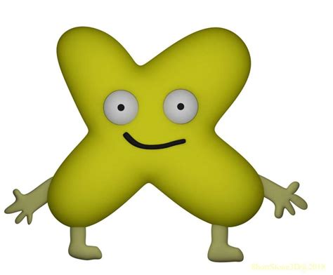 X 3D model. | BFDI💖 Amino