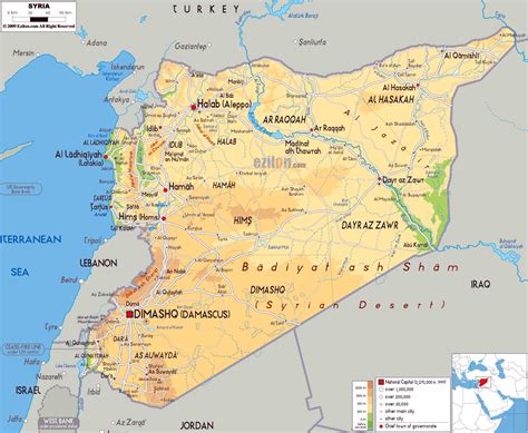 Syria Political Map