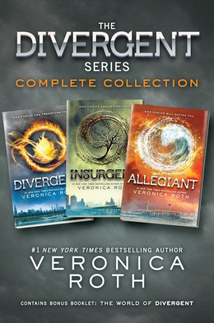 The Divergent Series Complete Collection: Divergent, Insurgent, Allegiant by Veronica Roth ...