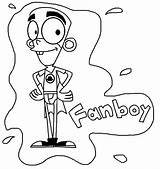 Maestra De Infantil Fanboy Y Chum Dibujos Para Colorear  sketch template
