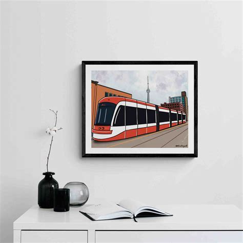 Toronto Street Art Toronto Streetcar Print TTC Memorabilia | Etsy