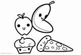 Food For Coloring Pages sketch template
