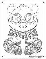 100  Panda coloring Pages Free PDF To Print Woo Coloring sketch template