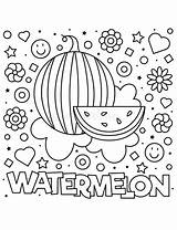 Free Watermelon coloring Page  Download Print Or Color Online For sketch template