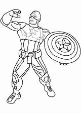 Captain America Printable Coloring Pages  Word Searches sketch template