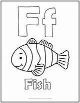 Letter F Coloring Pages sketch template