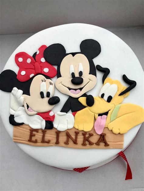 Minnie, Mickey & Pluto - Decorated Cake by Dasa - CakesDecor