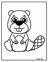 Beaver Coloring Pages Free PDF Printables  Simply Love sketch template