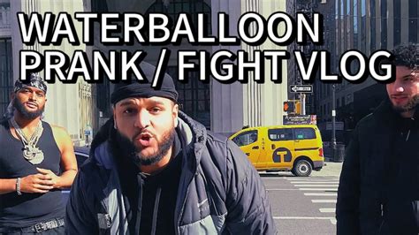 WATER BALLOON FIGHT & PRANKS (NYC ADDITION) - YouTube