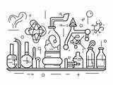 Colorful Science Adventures  Coloring Page sketch template