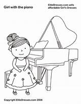 Collection Of Piano Coloring Pages  Free Printable sketch template