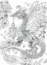 Detailed Fantasy Coloring Pages sketch template