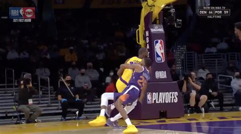 Video: LeBron James drops Mikal Bridges, throws down monster baseline ...