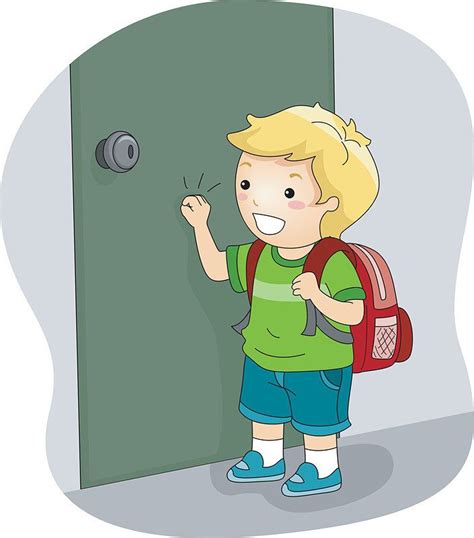 Classic Knock Knock Jokes - actually good ones! Knock The Door Cartoon, Knock On The Door, Funny ...