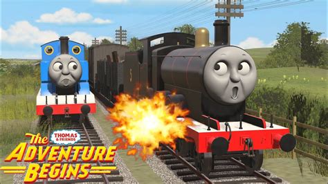 Runaway James Crash | The Adventure Begins Thomas & Friends Trainz Remake - YouTube