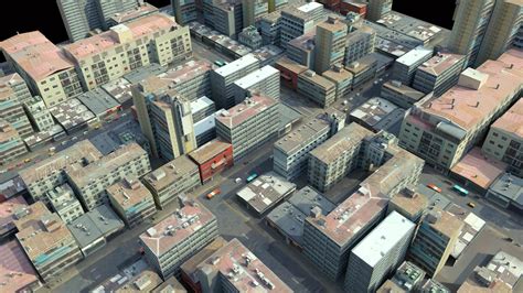 City Low Poly - Free 3D Model by voxelatio