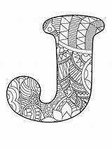 Coloring Pages With The Letter J sketch template