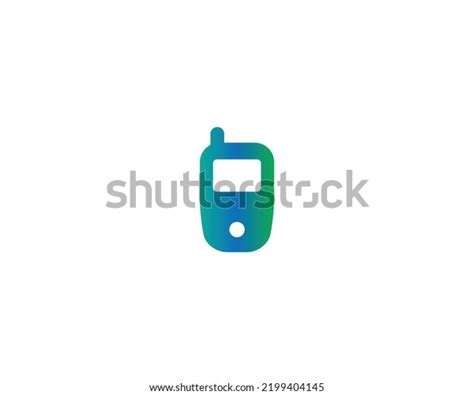 Mobile Phone Logo Vector Design Stock Vector (Royalty Free) 2199404145 ...