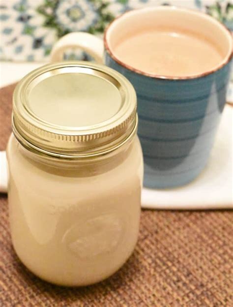 Homemade Vanilla Coffee Creamer