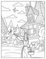 26 Beauty And The Beast Coloring Pages Free PDF Printables sketch template