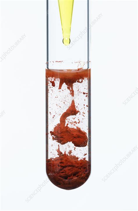 Silver chromate precipitate, 4 of 5 - Stock Image - C030/7616 - Science Photo Library