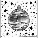 Disco Ball Coloring Pages  Free & Printable sketch template