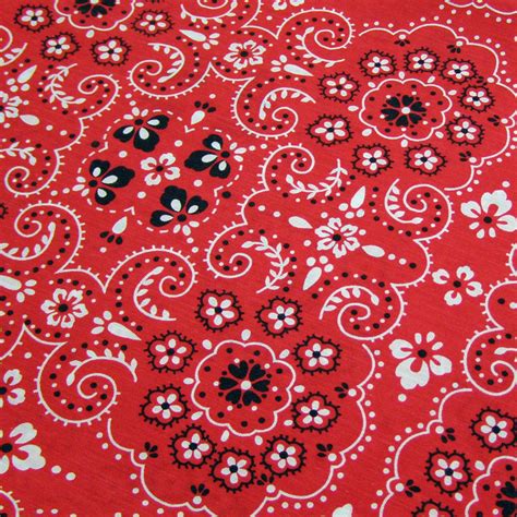 Red Paisley Bandana Edible Fabric EF026 | ubicaciondepersonas.cdmx.gob.mx