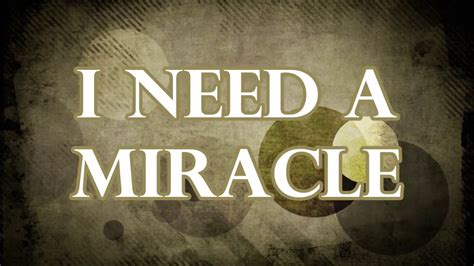 Third Day- I Need a Miracle (Lyric Video) - YouTube