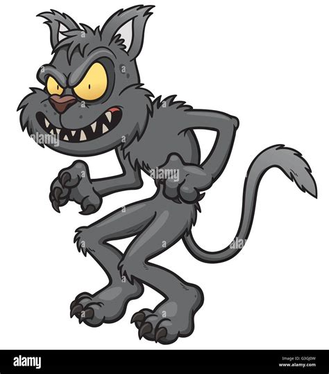 Cartoon angry cat hi-res stock photography and images - Alamy