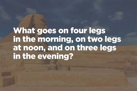 11 of the Most Famous Riddles in History | Best riddles for kids, Riddles, Best riddle